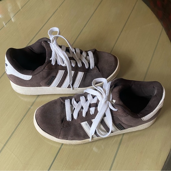 Adidas Mens Brown Suede Shoes - Picture 5 of 9